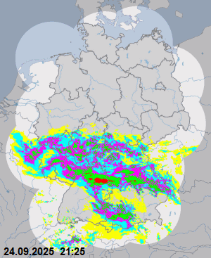 Niederschlagsradar Deutschland